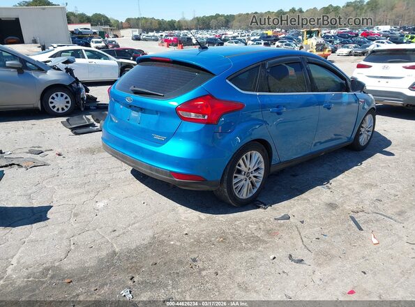 1FADP3N26GL387368 2016 FORD FOCUS Синий Задняя правая четверть