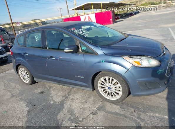 1FADP5AU0JL101072 2018 FORD C-MAX HYBRID Синий Вид задней части салона
