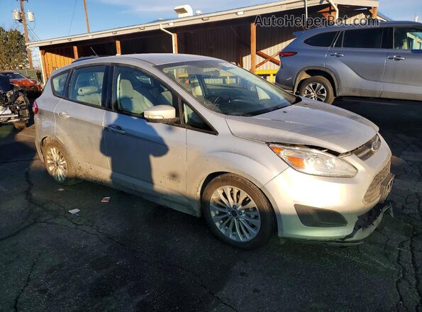1FADP5AU3JL100739 2018 FORD C-MAX Серебряный Передняя правая четверть