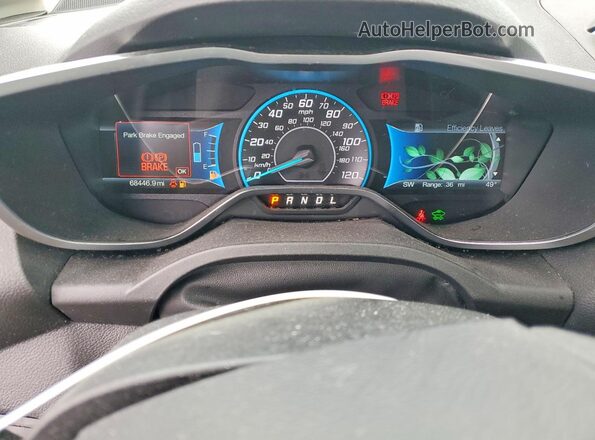 1FADP5AU4JL101544 2018 FORD C-MAX Синий Вид щитка приборов