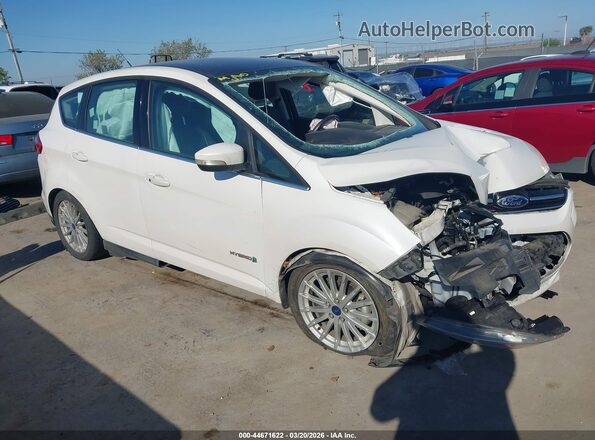 1FADP5BU5GL111023 2016 FORD C-MAX HYBRID Белый Передняя правая четверть