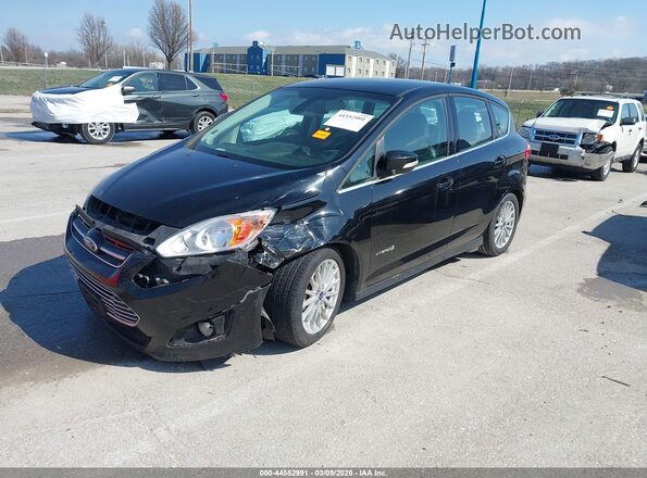 1FADP5BU8GL116152 2016 FORD C-MAX HYBRID Black Vista tres cuartos delantera izquierda