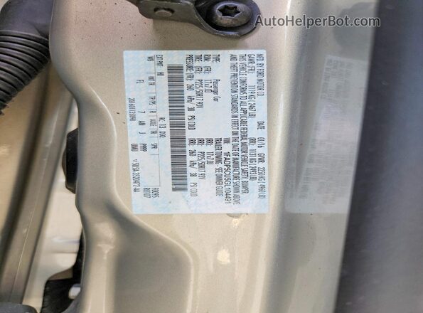 1FADP5CU5GL104491 2016 FORD C-MAX Cream Widok naklejki z numerem VIN