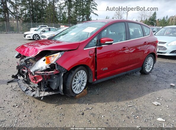 1FADP5CU5GL111795 2016 FORD C-MAX ENERGI Красный Передняя левая четверть
