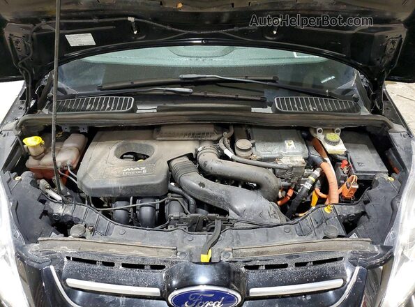 1FADP5CU8GL118384 2016 FORD C-MAX Black Widok wnętrza z tyłu