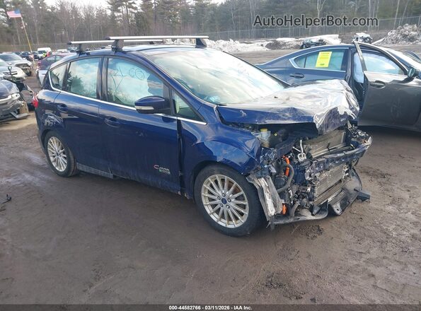 1FADP5CUXGL102753 2016 FORD C-MAX ENERGI Синий Передняя правая четверть