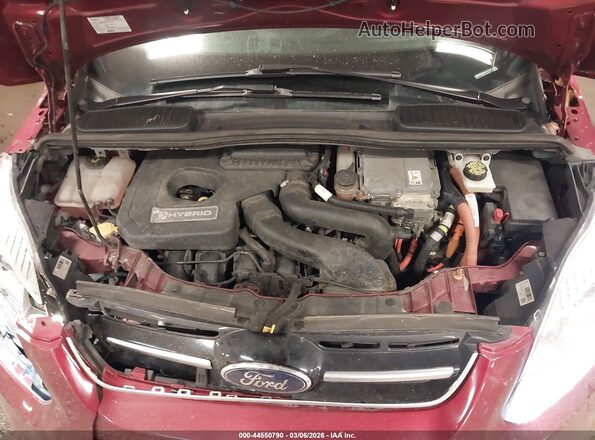 1FADP5DUXHL117141 2017 FORD C-MAX HYBRID Red Vista trasera