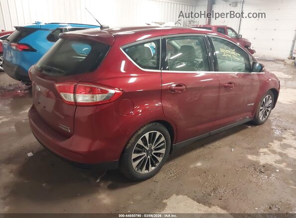 1FADP5DUXHL117141 2017 FORD C-MAX HYBRID Red Trasero derecho
