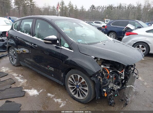 1FADP5FU6HL103265 2017 FORD C-MAX ENERGI Черный Передняя правая четверть