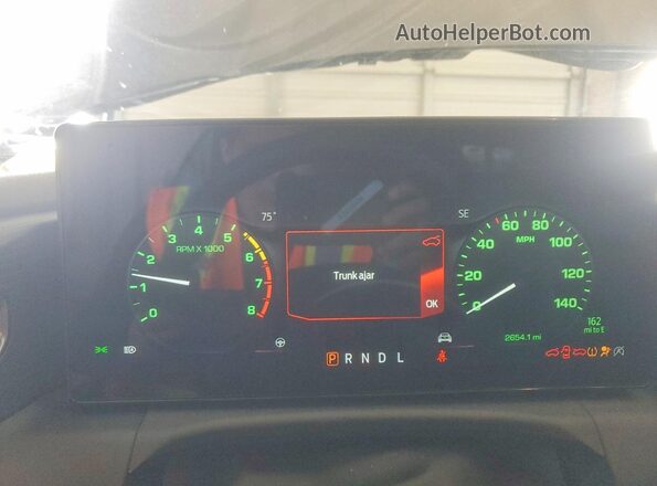 1FAGP8UH8T5109540 2026 FORD MUSTANG Черный Вид щитка приборов