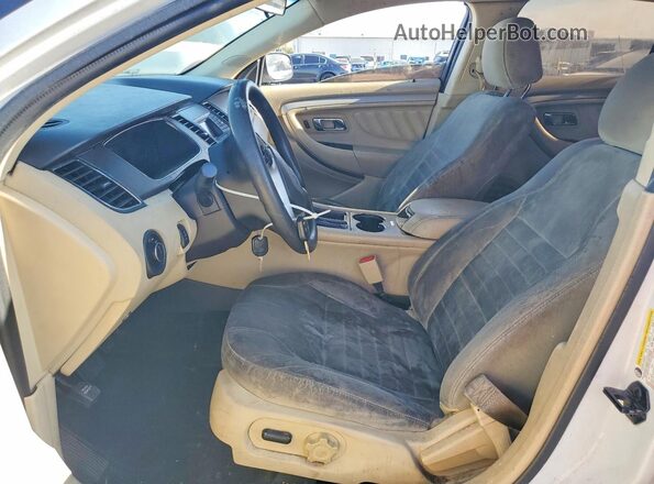1FAHP2D84KG106946 2019 FORD TAURUS White Widok wnętrza z przodu