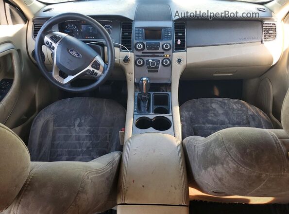 1FAHP2D84KG106946 2019 FORD TAURUS White Widok deski rozdzielczej