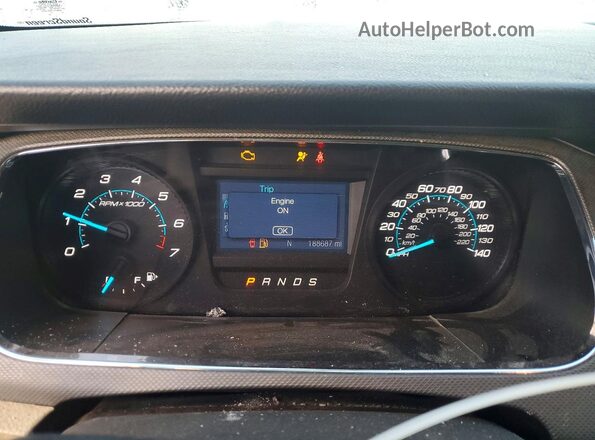 1FAHP2D89GG121952 2016 FORD TAURUS Черный Вид щитка приборов