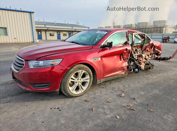 1FAHP2E83HG144515 2017 FORD TAURUS Red Przód lewy