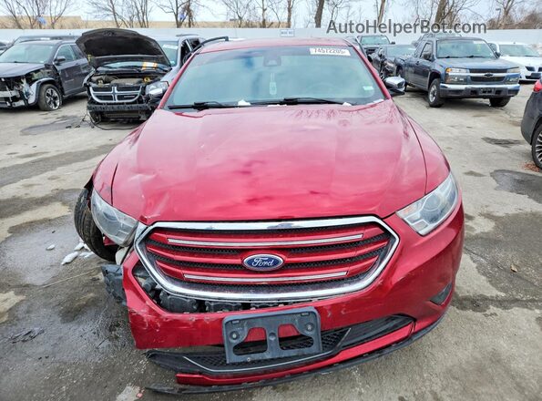 1FAHP2F80JG133444 2018 FORD TAURUS Red Widok z przodu