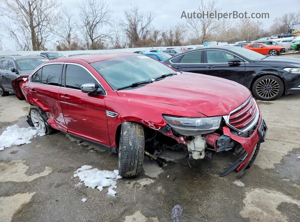 1FAHP2F80JG133444 2018 FORD TAURUS Red Przód prawy