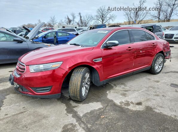 1FAHP2F80JG133444 2018 FORD TAURUS Red Przód lewy