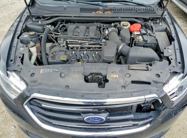 1FAHP2F83KG101413 2019 FORD TAURUS Black Widok wnętrza z tyłu