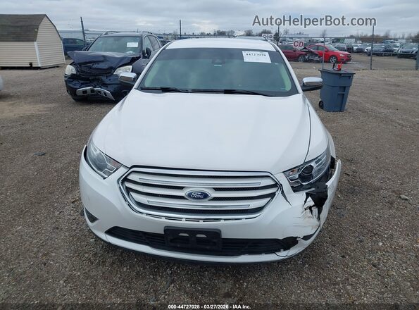 1FAHP2F86JG100898 2018 FORD TAURUS Белый Вид щитка приборов