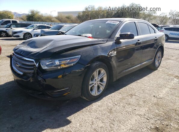 1FAHP2H84GG107452 2016 FORD TAURUS Черный Передняя левая четверть