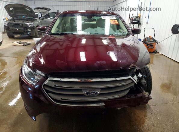 1FAHP2H87KG100715 2019 FORD TAURUS Бордовый Вид спереди