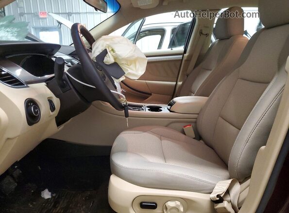 1FAHP2H87KG100715 2019 FORD TAURUS Бордовый Вид салона спереди