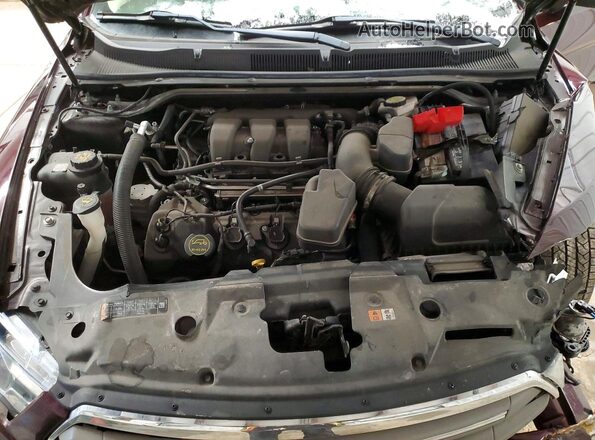 1FAHP2H87KG100715 2019 FORD TAURUS Бордовый Вид задней части салона