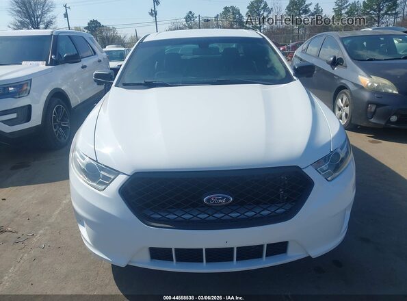 1FAHP2MT7KG103530 2019 FORD POLICE INTERCEPTOR White Front view