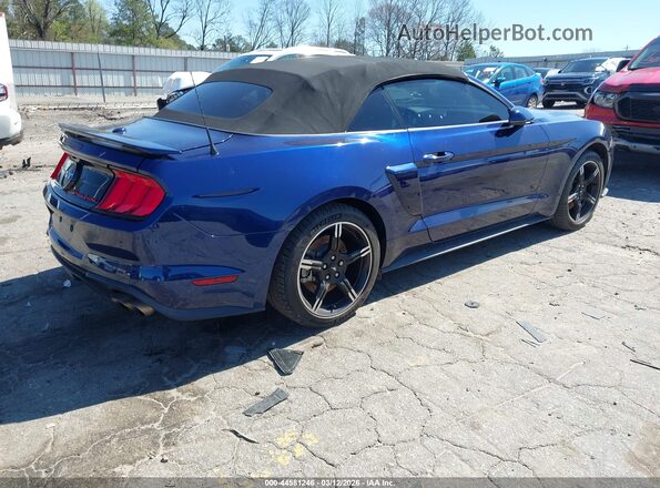 1FATP8FF4K5204945 2019 FORD MUSTANG Blue Rear right
