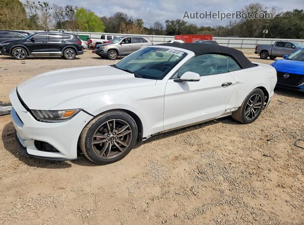 1FATP8UH1H5204592 2017 FORD MUSTANG Белый Передняя левая четверть