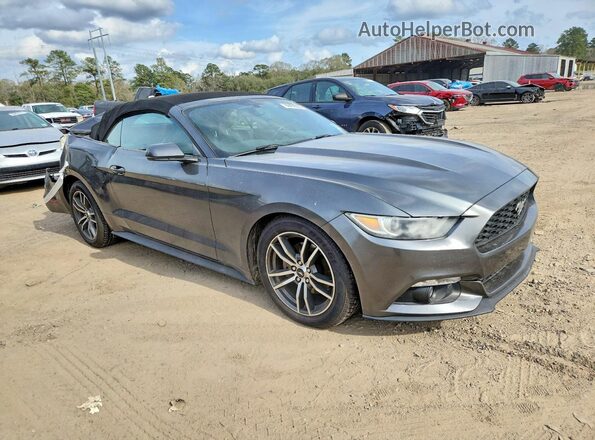 1FATP8UH2G5243383 2016 FORD MUSTANG Серый Передняя правая четверть