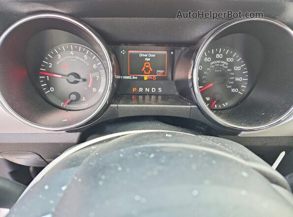 1FATP8UH2H5218081 2017 FORD MUSTANG White Widok zestawu wskaźników