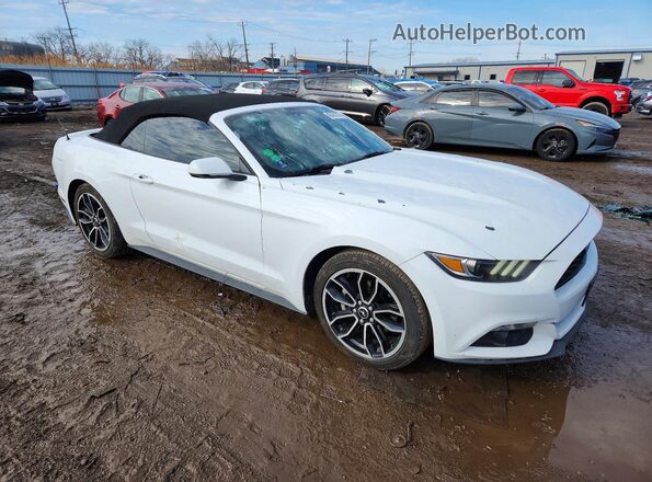 1FATP8UH2H5218081 2017 FORD MUSTANG White Przód prawy