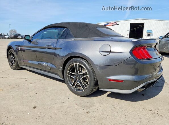 1FATP8UH2J5177487 2018 FORD MUSTANG Серый Задняя левая четверть