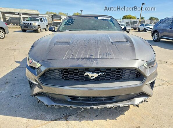 1FATP8UH2J5177487 2018 FORD MUSTANG Серый Вид спереди