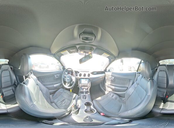 1FATP8UH2J5177487 2018 FORD MUSTANG Серый Панорамный вид салона 360°