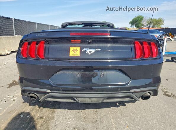 1FATP8UH2M5111509 2021 FORD MUSTANG Black Вид ззаду