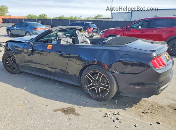 1FATP8UH2M5111509 2021 FORD MUSTANG Black Задня ліва чверть