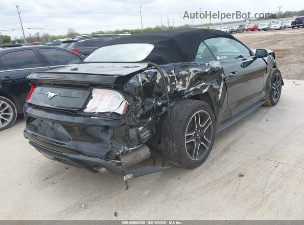 1FATP8UH2P5110588 2023 FORD MUSTANG Черный Задняя правая четверть