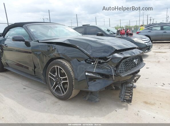 1FATP8UH2P5110588 2023 FORD MUSTANG Черный Вид спереди