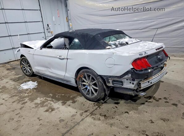 1FATP8UH4L5134384 2020 FORD MUSTANG White Trasero izquierdo