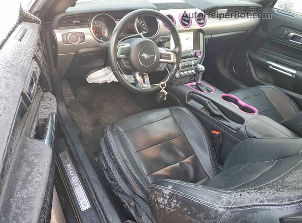 1FATP8UH8K5148769 2019 FORD MUSTANG Black Vista del salpicadero