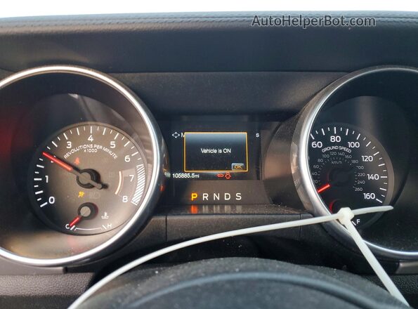 1FATP8UH8K5148769 2019 FORD MUSTANG Black Vista del cuadro de instrumentos