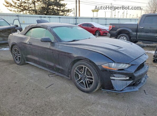 1FATP8UH8K5148769 2019 FORD MUSTANG Black Delantero derecho