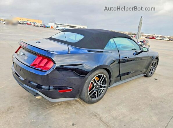 1FATP8UH8L5113196 2020 FORD MUSTANG Black Задня права чверть