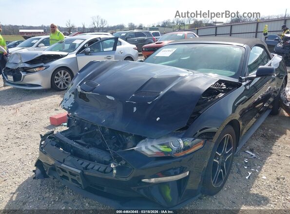 1FATP8UH9K5148585 2019 FORD MUSTANG Черный Вид спереди