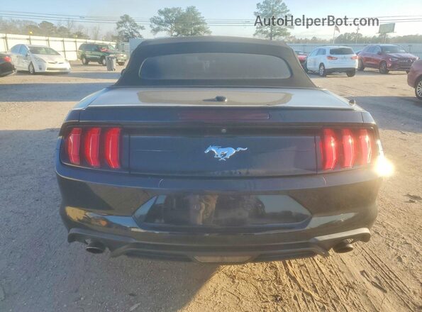 1FATP8UHXJ5156807 2018 FORD MUSTANG Black Widok z tyłu