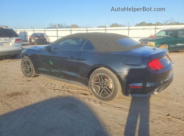 1FATP8UHXJ5156807 2018 FORD MUSTANG Black Tył lewy