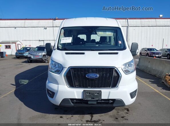 1FBAX2C86NKA67084 2022 FORD PASSENGER White Widok zestawu wskaźników