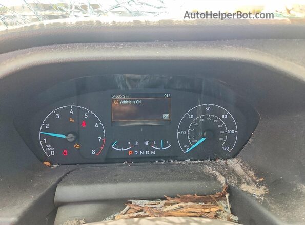 1FBAX2C88RKA73345 2024 FORD TRANSIT Белый Вид щитка приборов